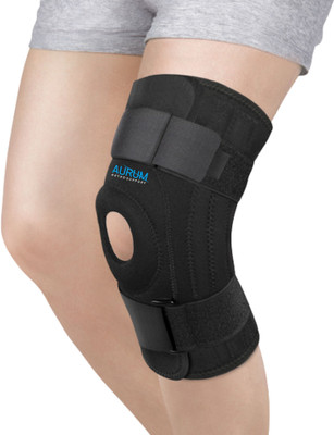 Aurum Hinged Knee Orthopaedic Cap Wrap For Joint Pain Relief, Unisex 1Unit, Adjustable Knee Support
