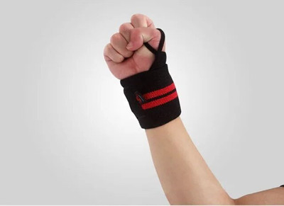 Lugazi Thumb Loop Strap for Gym, Workout & Strength Training Exercise Band Wrist Support(Multicolor)