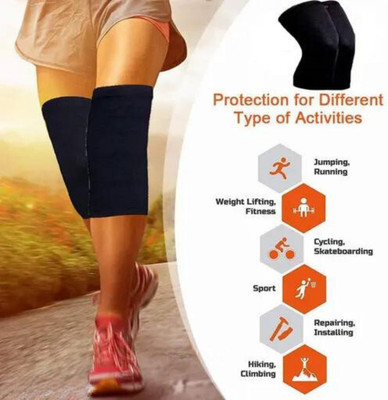 BALARKAA N-Knee Cap For Pain Relief Guard Brace Band Gym Knee (SLFK-429 Knee Support(Black)