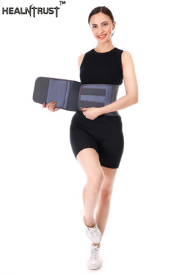 healntrust abdominal Belt after delivery post pregnancy belt for tummy reduction Back / Lumbar Support(Grey)