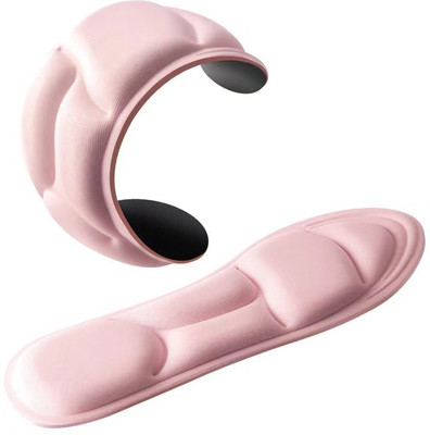 AlexVyan Women 5d Foam Insole (upto 25.5 cm - adjustable IND4 to ind7 number) Shoe. Insole(Pink)