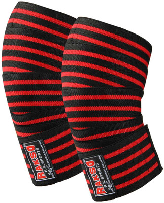 Rakso Knee Wraps support Pair Cross Training Workout Weightlifting,Knee Straps,Squats Knee Support