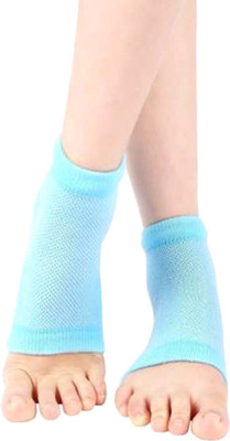 FIVANIO Silicone Gel Heel Pads Socks Cotton moisturizing with Pain Relief Heels Cracked Heel Support(Multicolor)