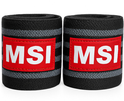 Monika Sports Professional Wrist Wraps Hand Support(Grey, Black)
