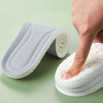 kridha Shock Absorption Flexible Insoles Insole(White, Grey)