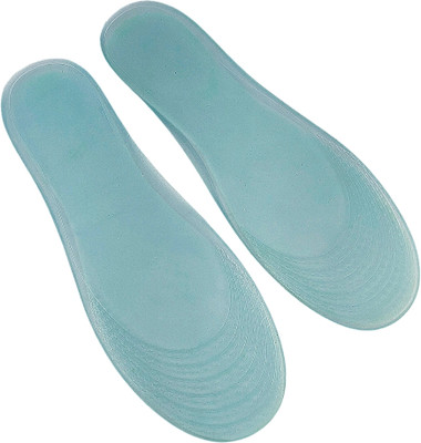 BOS MEDICARE Silicone Insole Universal Size For Pain Relief,Anti Crack Heel & All Day Comfort Insole(Blue)