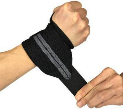 Akp Adjustable Pair with Thumb Loop for Weightlifting, Powerlifting, Gym Wrist Support Wrist Support