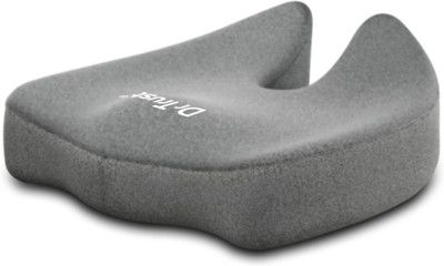 Dr Trust USA Pro Seat Cushion-370 Coccyx Pillow Hip Tailbone Back Pain Relief Sciatica Back / Lumbar Support(Grey)