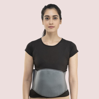 Psons Abdominal belt after delivery for tummy reduction Abdominal Belt(Grey)