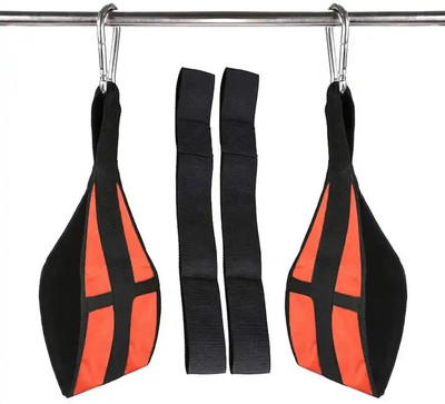 Fitcozi Straps for Pull up bar, arm Hanging Belt Abdominal Slings Supporter(Blue, Black)