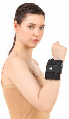 sonu beauty Weight Cuffs 1/2 kg Black Ankle & Wrist Weight Cuff 500g Elbow & Ankle Support Wrist Support(Black)