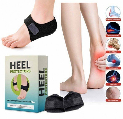 SEINON'S Advanced Softsteps Heel Protector For Women Shock Absorbing Heel Support MJH Heel Support(Black)