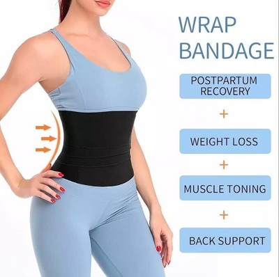 CHEFERYN Waist Belt Elastic Band Weight Loss Flat Belly Belt Body Shaper Wrist Support