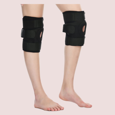 Psons Knee Support Adjustable Stretchable Brace Knee Support(Black)