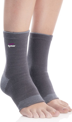 TYNOR Anklet Comfeel, Grey, Small, Pack of 2 Ankle Support(Grey)