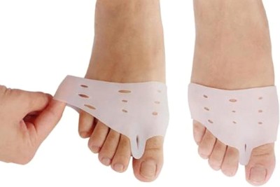 SIRA Silicone Gel Foot Fingers Toe Aligner Thumb Valgus Protector (white) Finger Support