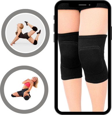 idka Natural NEW_S_KNEE SUPPORT Joint Pain, Gym & Exercise SL_--539 Knee Support(Black)