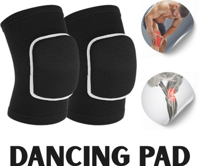 NV COLLECTION FlowState Knee Cushions for Dancers in Motion Knee Support(Black)