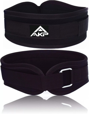 Akp 4 Inch Wide Weight lifting Gym Belt - for Squats, Lunges, Deadlift, Thrusters Weight Lifting Belt