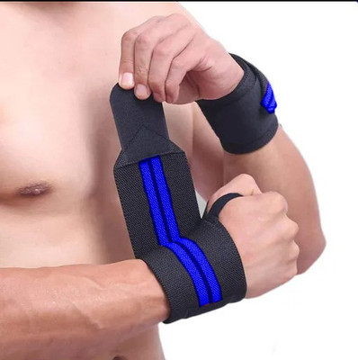 PRT Weight Training Wrist Support Band | Gym Support Thumb Grip Strap Band UNISEX Wrist Support