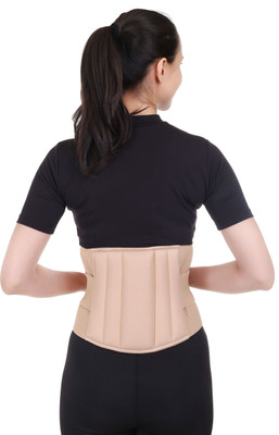 Balaraka NKS_NEW-L.S belt Unisex Premium For Lower Back Support-15 Back / Lumbar Support(Beige)