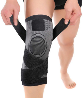 Shopeleven Knee Brace Knee Pain Releif Products Knee Pad For Squats Workout Knee Support Knee Support(Black)