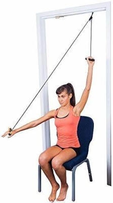 NATURAL Shoulder Pulley for Physical Therapy - Exercise for Shoulder Workout Orange(Length: 0.48 m, Diameter: 480 mm)