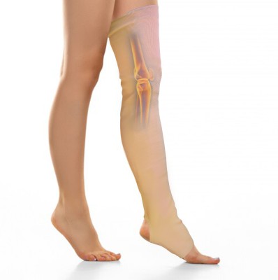 KRIKISH Varicose Vein Stocking Knee Support(Beige)