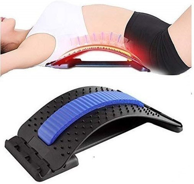 My Machine Back Stretcher for Spinal Pain Relief, Back Pain Relief, Lumber Support K_3XL Back / Lumbar Support(Black)