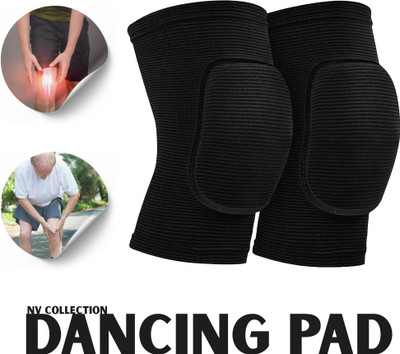 CTC CREATION Ultra-Supportive Knee Guards Tailored for Dancers Knee Support(Black)