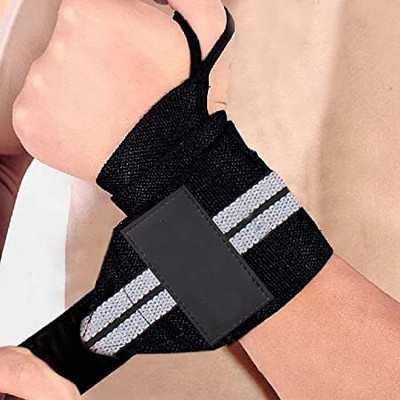 KAMPALA Wrist Wrap, Hand Band with Adjustable Size Strap & Thumb Loop for Gym Wrist Support(Multicolor)