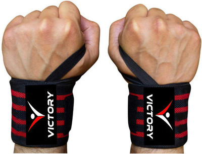 VICTORY Professional Wrap Band , Strap For Gym And Fitness Wrist Support For Rs. 169 @ 58 %