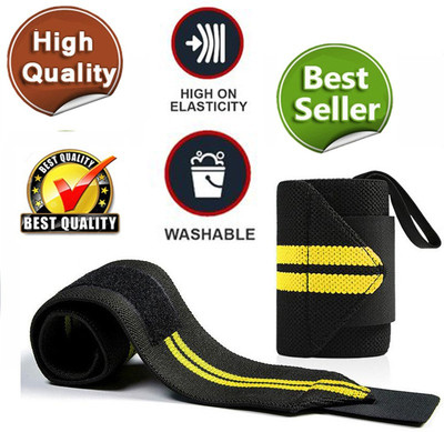 BQH Wrist Support with Thumb Loop Strap For Gym Men Training Abdominal Belt