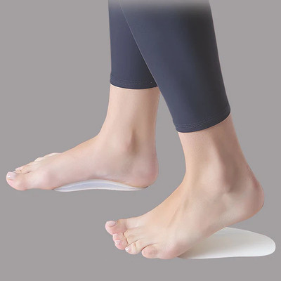 FLAMINGO Medial Arch Support - Silicone Comfort for Flatfoot-Shoe Insole Compatible Foot Support