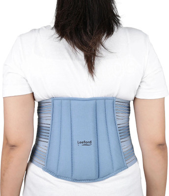 Leeford Lumbo Sacral Belt | Daily Lower Back & Posture Correction Back / Lumbar Support(Blue)