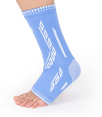Leeford Designer Ankle Support for Pain Relief | Set of 1 - Size M for Ankle Support(Blue)