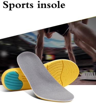 AlexVyan Flat Insole (upto 9.6 inch - adjustable) Everyday Shoe Inserts for Work Insole(Grey)