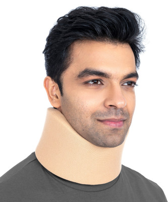 HOSPIKART Soft Cervical Collar - Neck Support for Spine Immobilization(Small - Pack of 1) Neck Support(Beige)