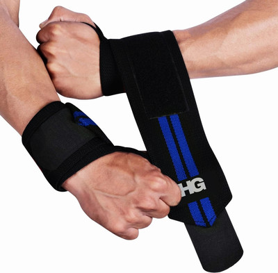 HOMEGALLEY Wrist Band for Men & Women Gym Wrist Supporter for Exercise Wrist Wrap Wrist Support(Blue)