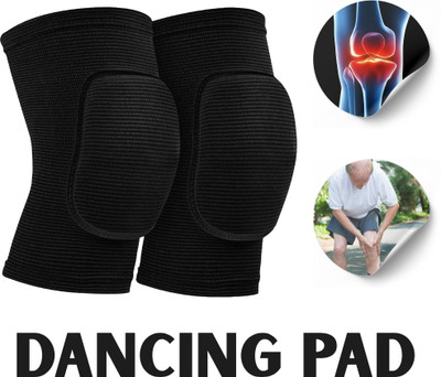 meetanshcollection Moisture-Wicking Knee Pads for Heat-Intense Routines Knee Support(Black)
