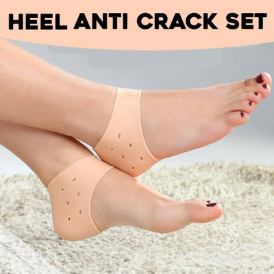 I.P.L. Heel Socks Protector For Heel Anti-Crack Set, Anti Chapped Heel Support