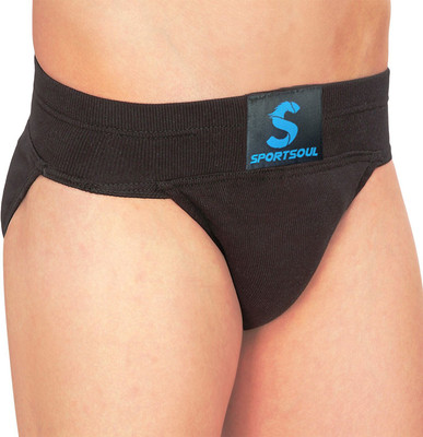 SportSoul Cotton Gym & Athletic Abdominal Belt(Black)