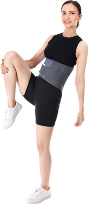 healntrust Lumbar Sacral LS belt Waist Belt for Men & Women Back Pain Relief, Slip-Disc Back / Lumbar Support(Grey)