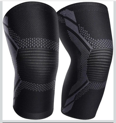 Ahs Products Knee Caps For Knee Pain With Knee Band, Extra Compression Knee Sleeves (Size-M) Knee Support(Black)