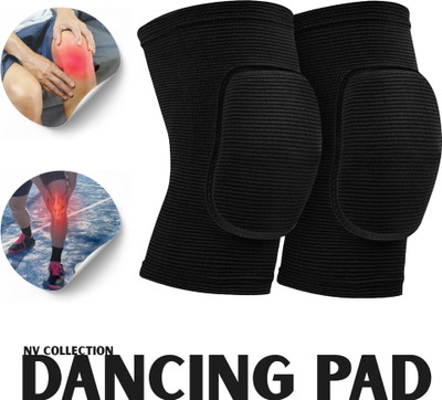NV COLLECTION Long-Lasting Cushion Pads for Frequent Practice Knee Support(Black)