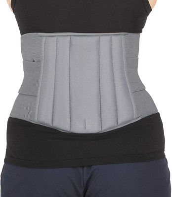 HouseOfCommon L.S Belt Lower Back Brace Support Fracture Injuries for Men and Women Back / Lumbar Support(Grey)