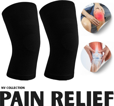 NV COLLECTION Ultra Comfort Knee Wrap for Joint Wellness Knee Support(Black)