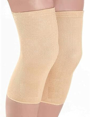 sachi sports Stretchable Knee Cap Skin Color, Running, Joint Pain Relief and Injury Knee Support(Beige)
