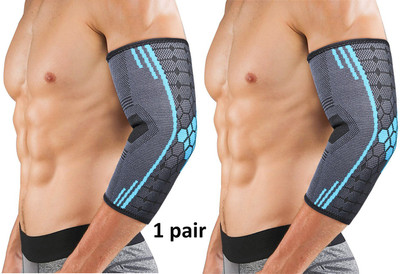 Leosportz (1 pair) Elbow Brace Compression Support Tendonitis, Tennis Elbow Elbow Support