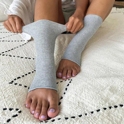 Justlist Bamboo Fiber Compression Ankle Support Socks-Ideal for Plantar Fasciitis Ankle Support(Grey)